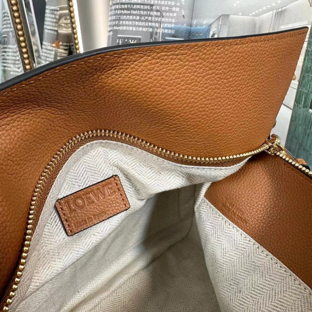 LOEWE Puzzle small geometric patchwork crossbody … - image 9